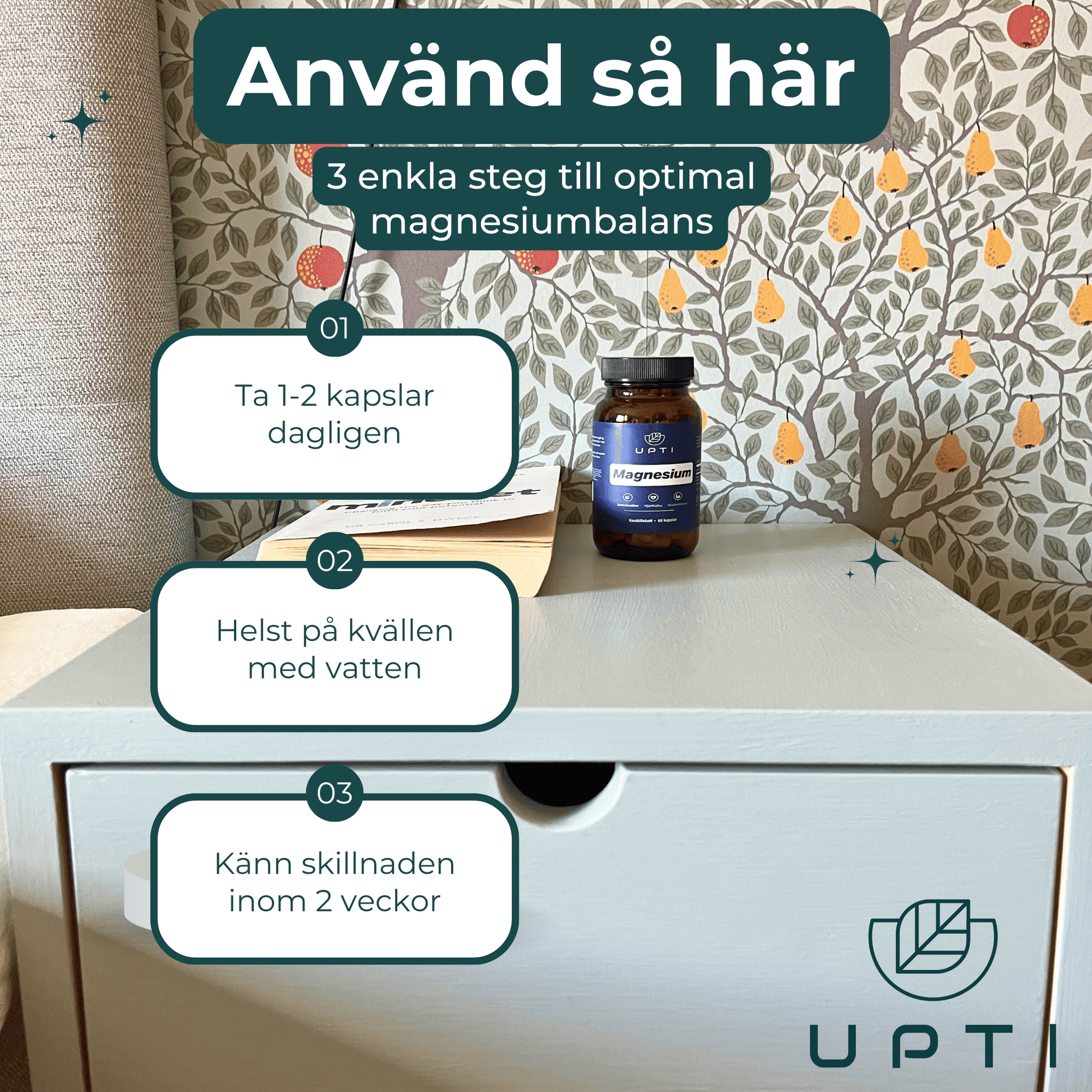 How to use upti magnesium