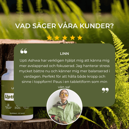 Upti Ashwa för fokus, balans och välmående