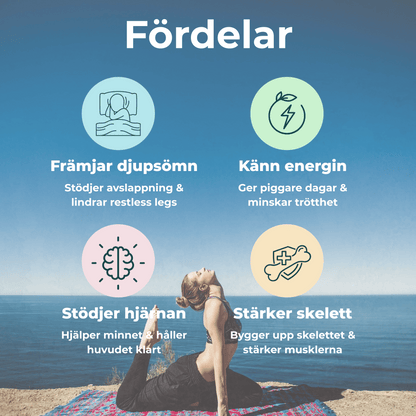 Upti Magnesium – Djup sömn på 2 veckor