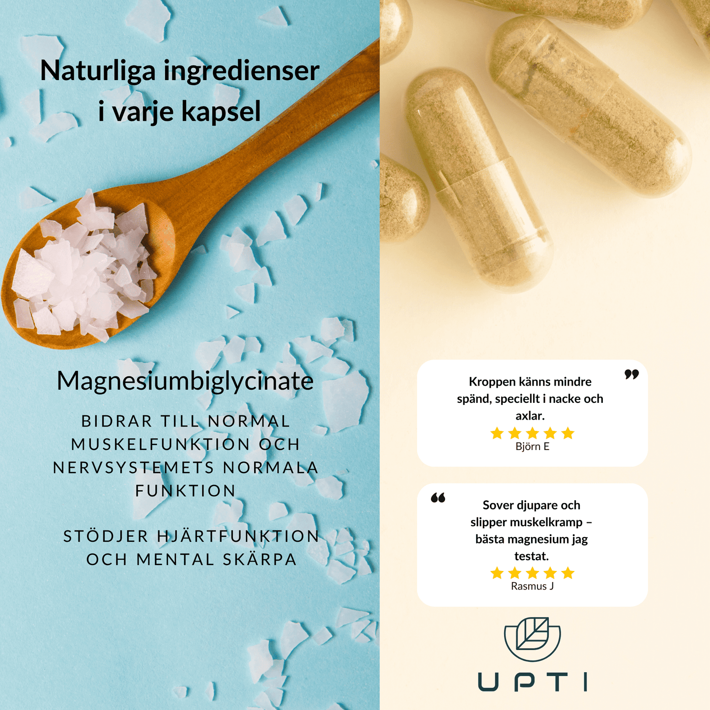 Upti Magnesium – Djup sömn på 2 veckor