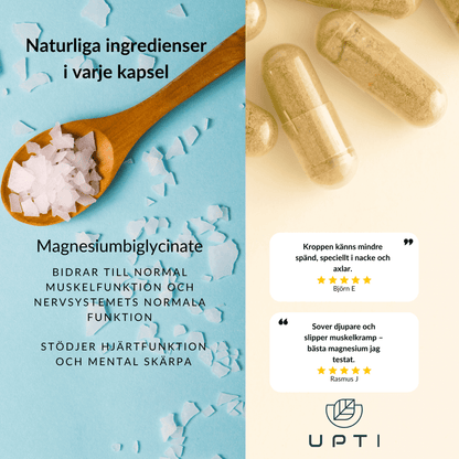 Upti Magnesium – Djup sömn på 2 veckor